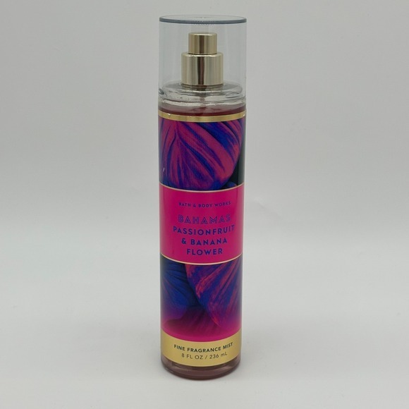 Bath and Body Works Bahamas Passionfruit Banana Flower Fine Fragrance Mist 8 oz - Picture 1 of 2